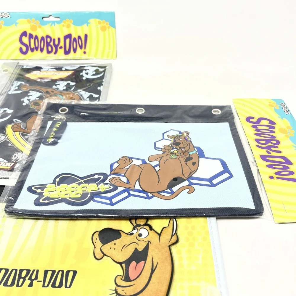 Scooby Doo Cartoon Network Pencil Bag Pouch For 3-ring Binder